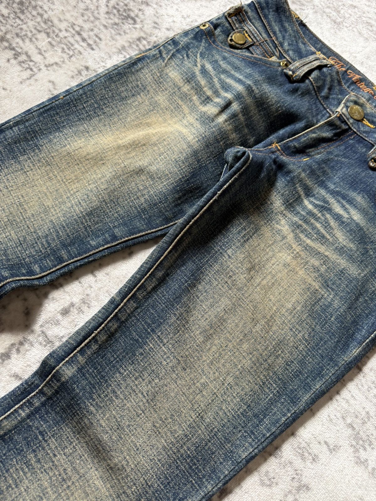 Hysteric Glamour Sky Bomber Japan Mud Wash Flared Jeans Size US 28 / EU 44 - 5 Thumbnail