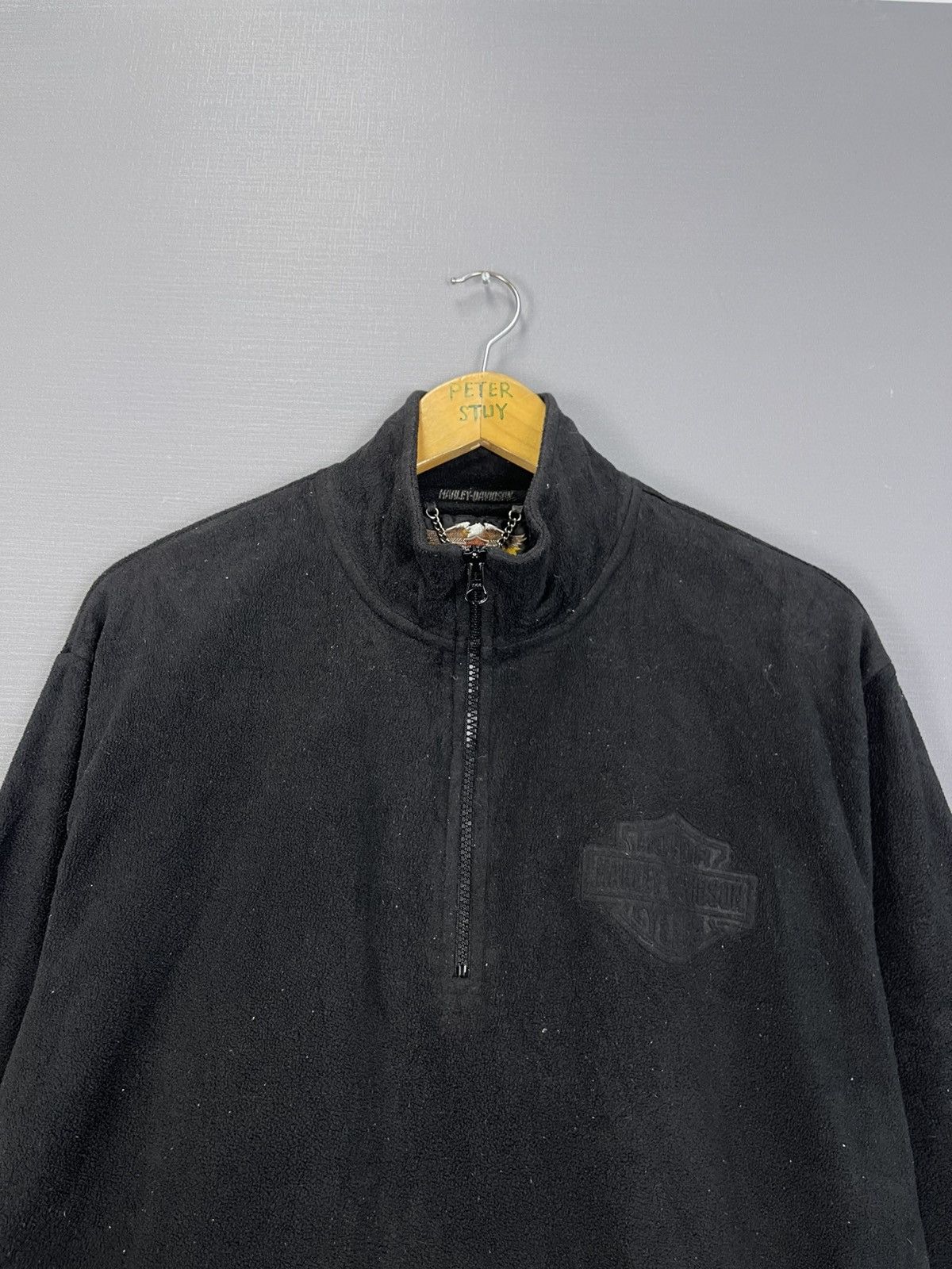 Harley Davidson × Vintage Vintage Harley Davidson Fleece Anorak Size US M / EU 48-50 / 2 - 5 Thumbnail