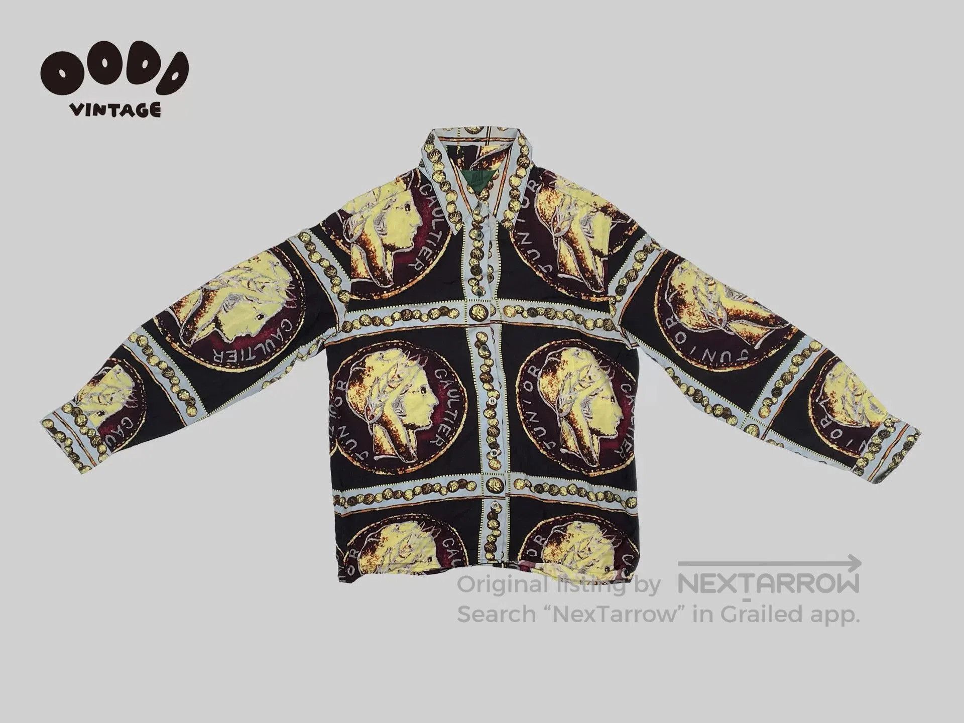 Jean Paul Gaultier Vintage Jean Paul Gaultier Coin Shirt. Size US M / EU 48-50 / 2 - 2 Thumbnail