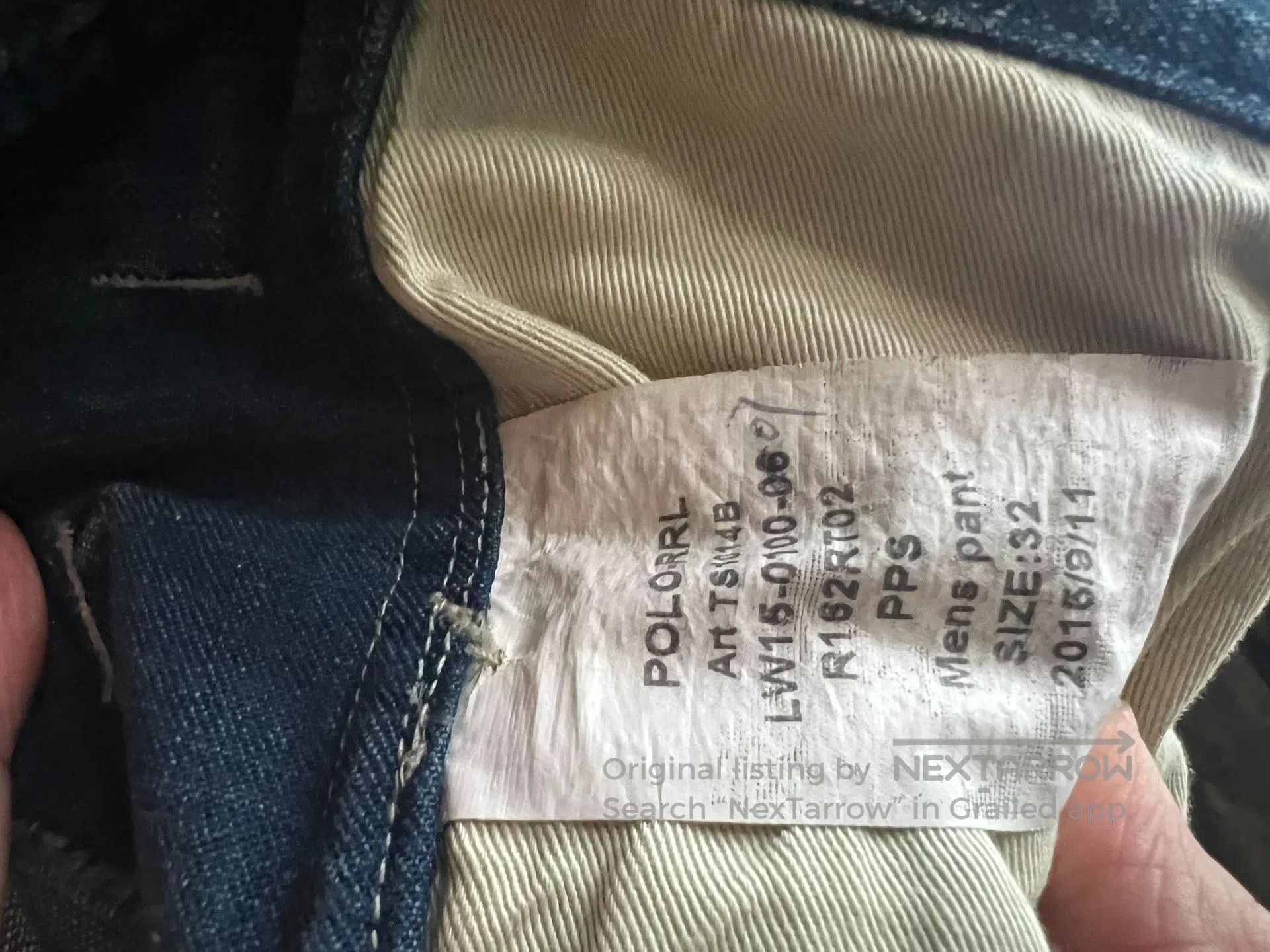 RRL Ralph Lauren RRL Double RL Washed Distressed Suspender Work Pants. Size US 32 / EU 48 - 9 Thumbnail
