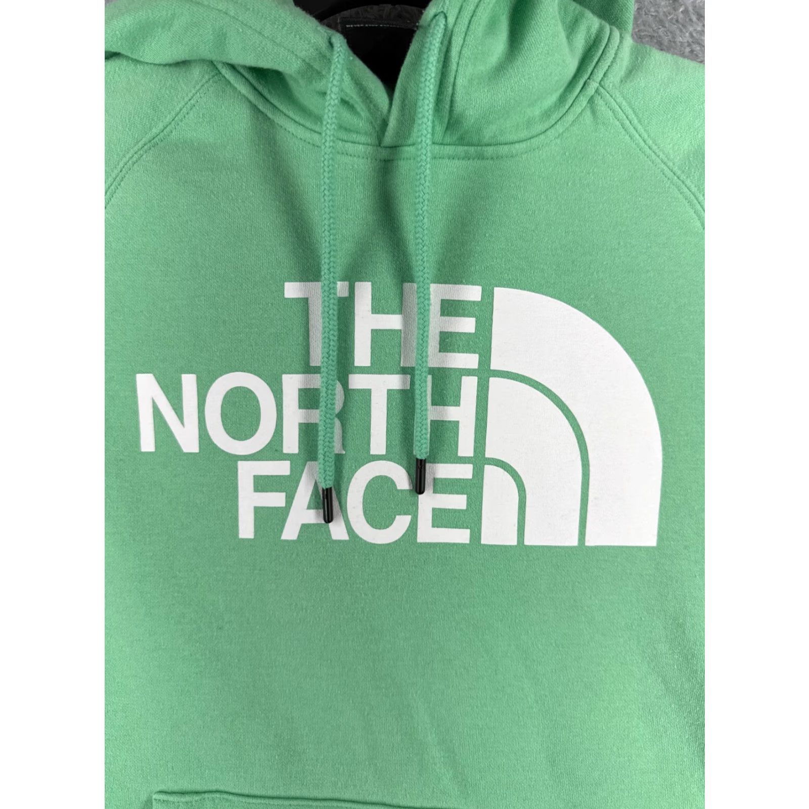 The North Face The North Face Hoodie Women S Green Pullover Sweater Jersey Cotton Blend Logo Floral Pockets Regular 34 in Chest Size S / US 4 / IT 40 - 6 Thumbnail