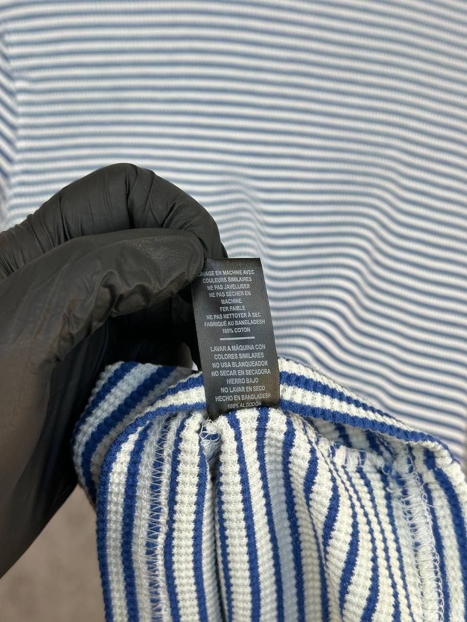 Percival Percival Pelle Pelle Knitted Crew T-Shirt Striped SS Stretch Size US M / EU 48-50 / 2 - 12 Thumbnail