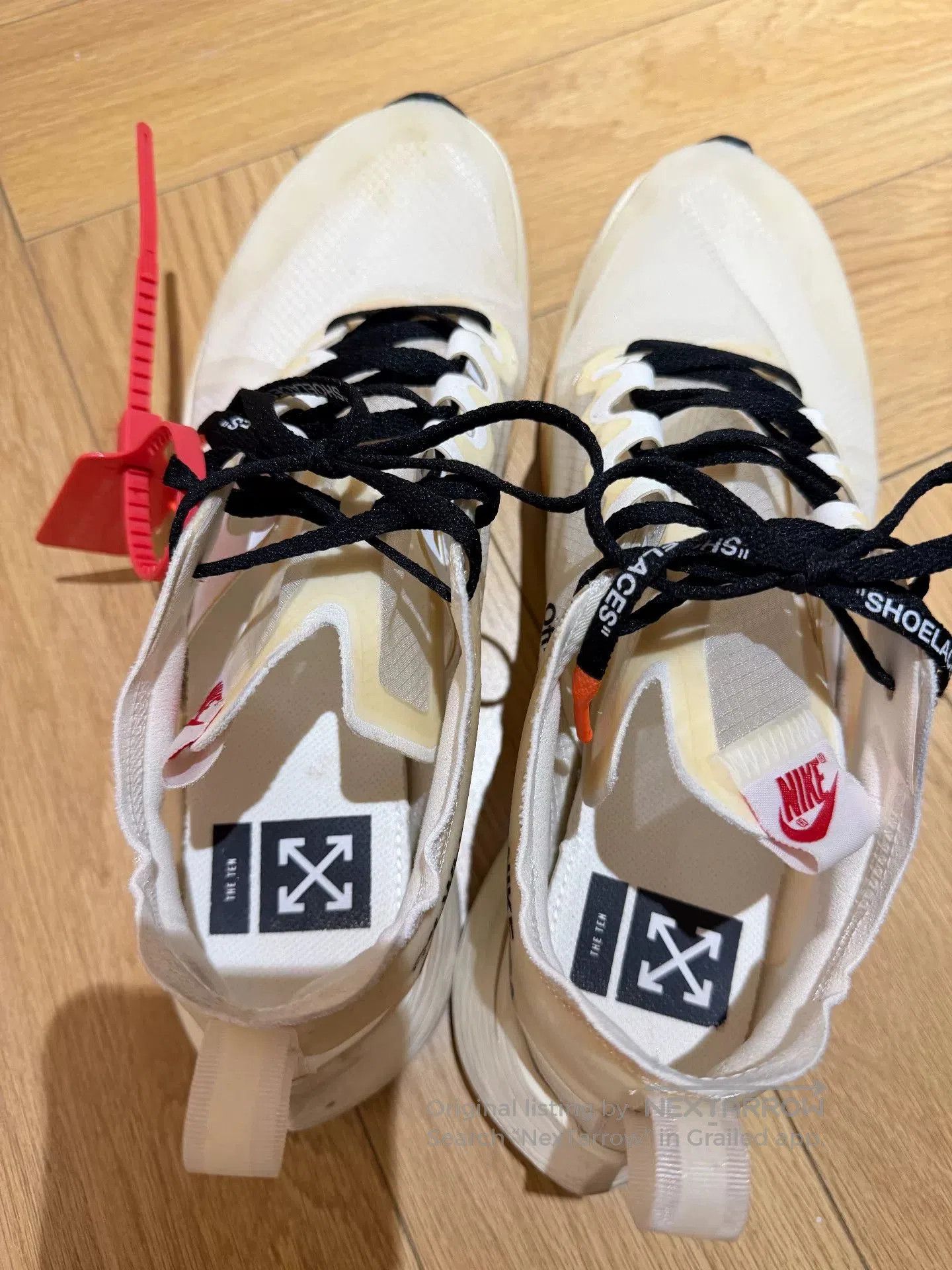 Off-White nike zoom fly off white virgil sneaker. Size US 10 / EU 43 - 4 Thumbnail