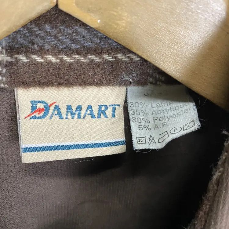 Flannel × Japanese Brand × Vintage DAMART VINTAGE FLANNEL JACKET BUTTON UP Size US M / EU 48-50 / 2 - 7 Thumbnail