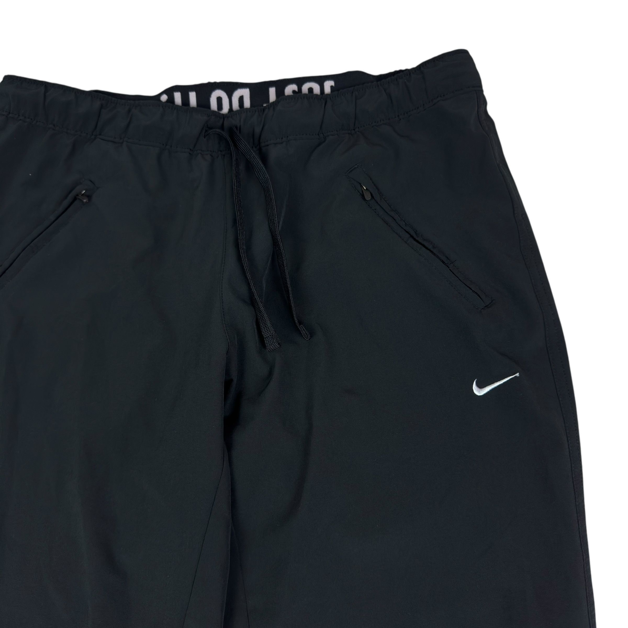 Nike × Vintage Nike Dri-Fit Men's Black Swoosh Tapered Leg Cropped Pants M Size US 30 / EU 46 - 3 Thumbnail