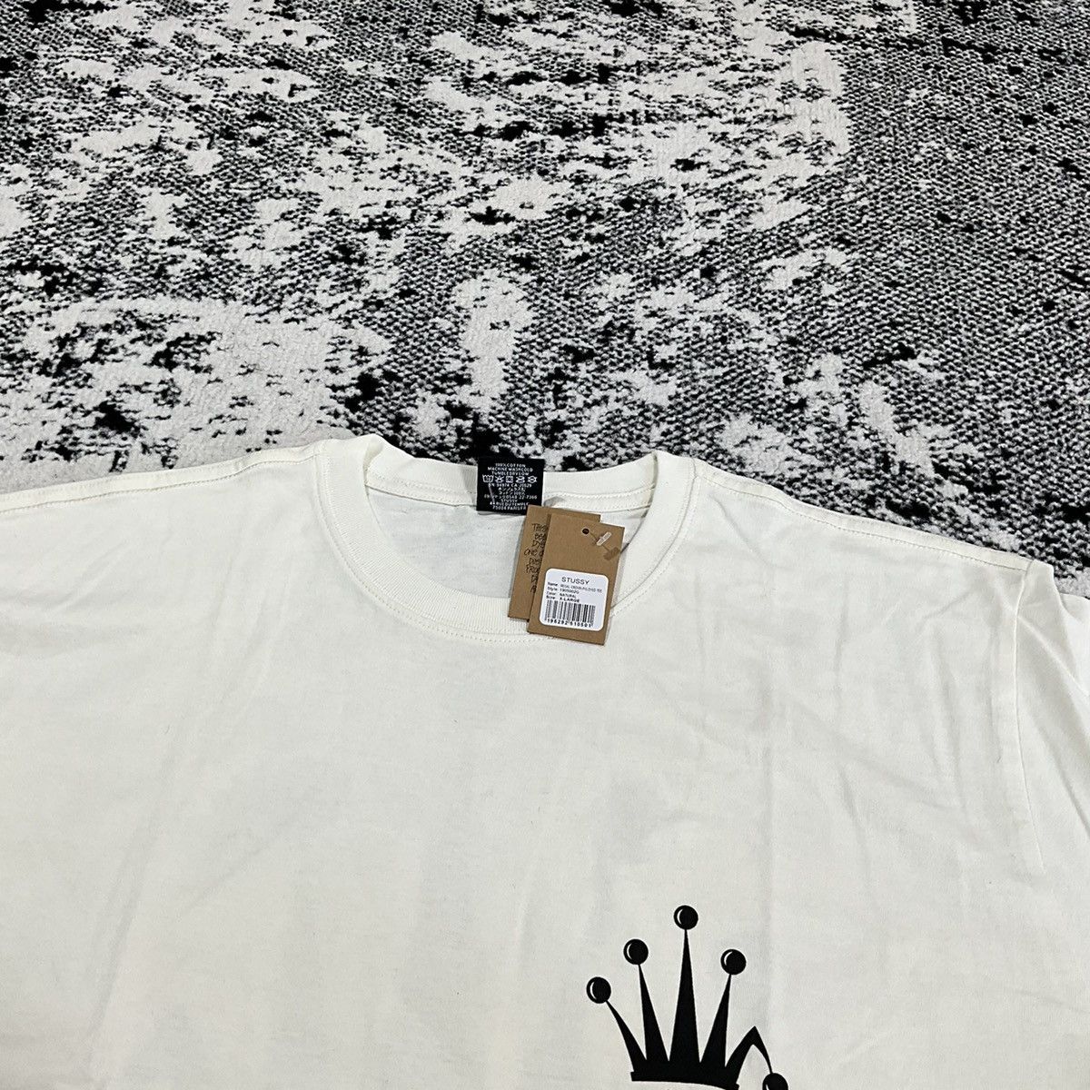 Stussy STUSSY REGAL CROWN PIGMNET DYED TEE NATURAL - XL Size US XL / EU 56 / 4 - 6 Thumbnail
