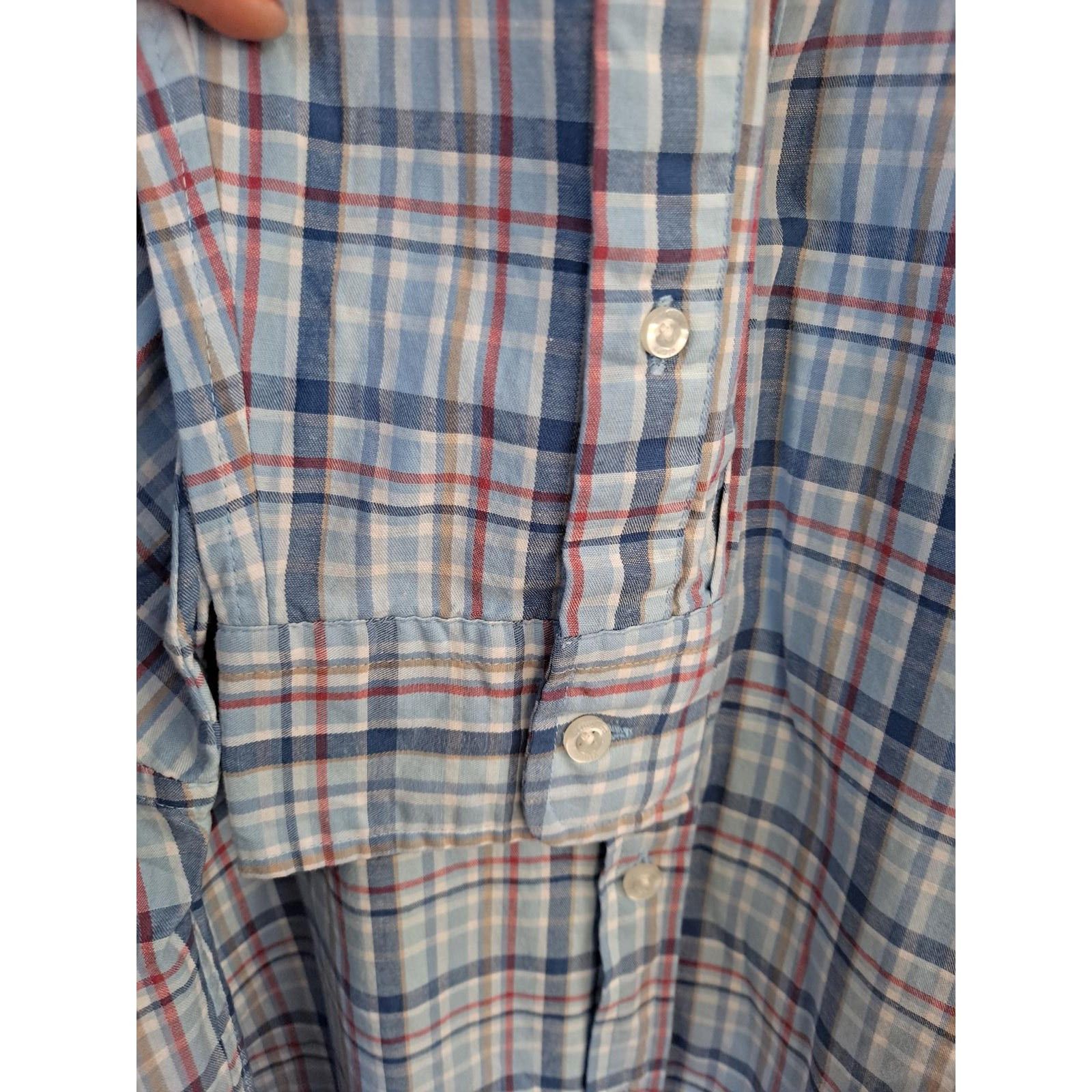 Vineyard Vines Vineyard Vines Slim Fit Whale Shirt Blue White Tan Red Butto Size US L / EU 52-54 / 3 - 5 Thumbnail