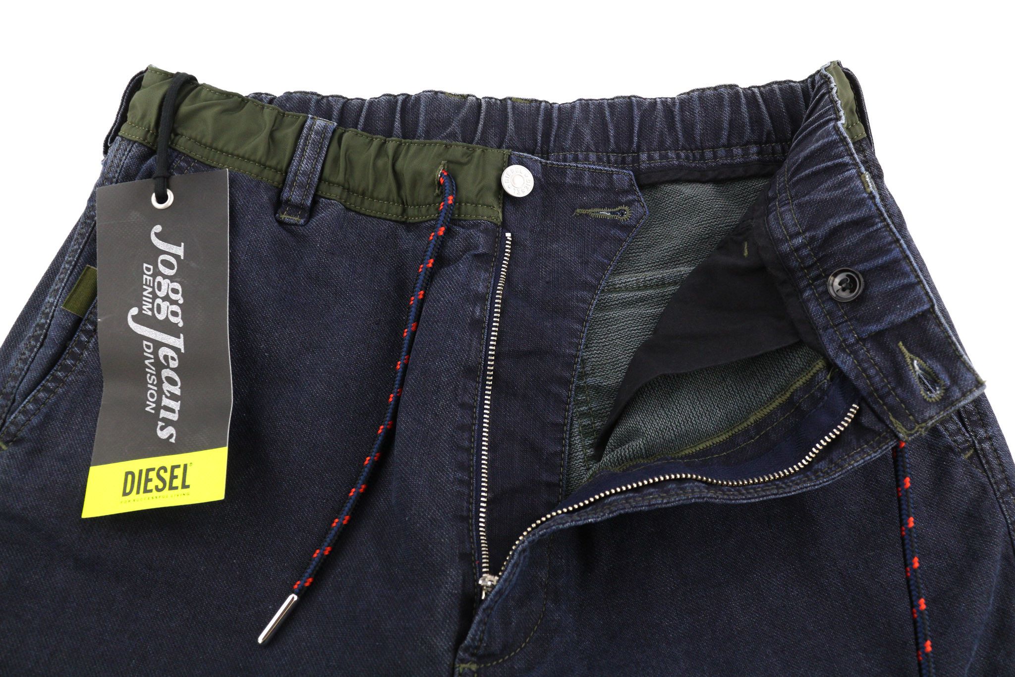 Diesel D-EVERI-NE JOGG 009BI W30 Elastic Waist Jeans 40213 Size US 30 / EU 46 - 5 Thumbnail