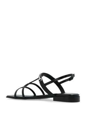 Gucci o1s1wg110125 Flat Sandals in Black Size US 5.5 / IT 35.5 - 3 Thumbnail