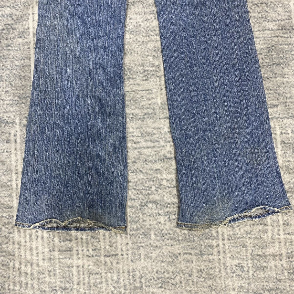 Japanese Brand × Vintage Flared🔥 Lucky Patchwork Washed Bootcut Jeans Hysteric 90s Size US 34 / EU 50 - 9 Thumbnail