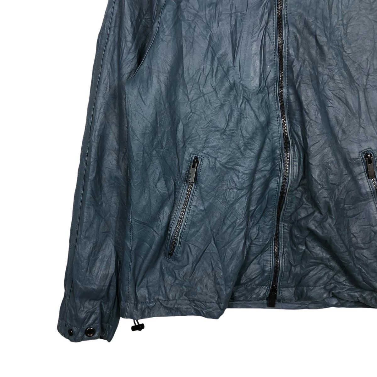 Japanese Brand 🔥VINTAGE LEATHER BIKER JACKET JOSEPH HOMME ISSEY MIYAKE Size US M / EU 48-50 / 2 - 6 Thumbnail