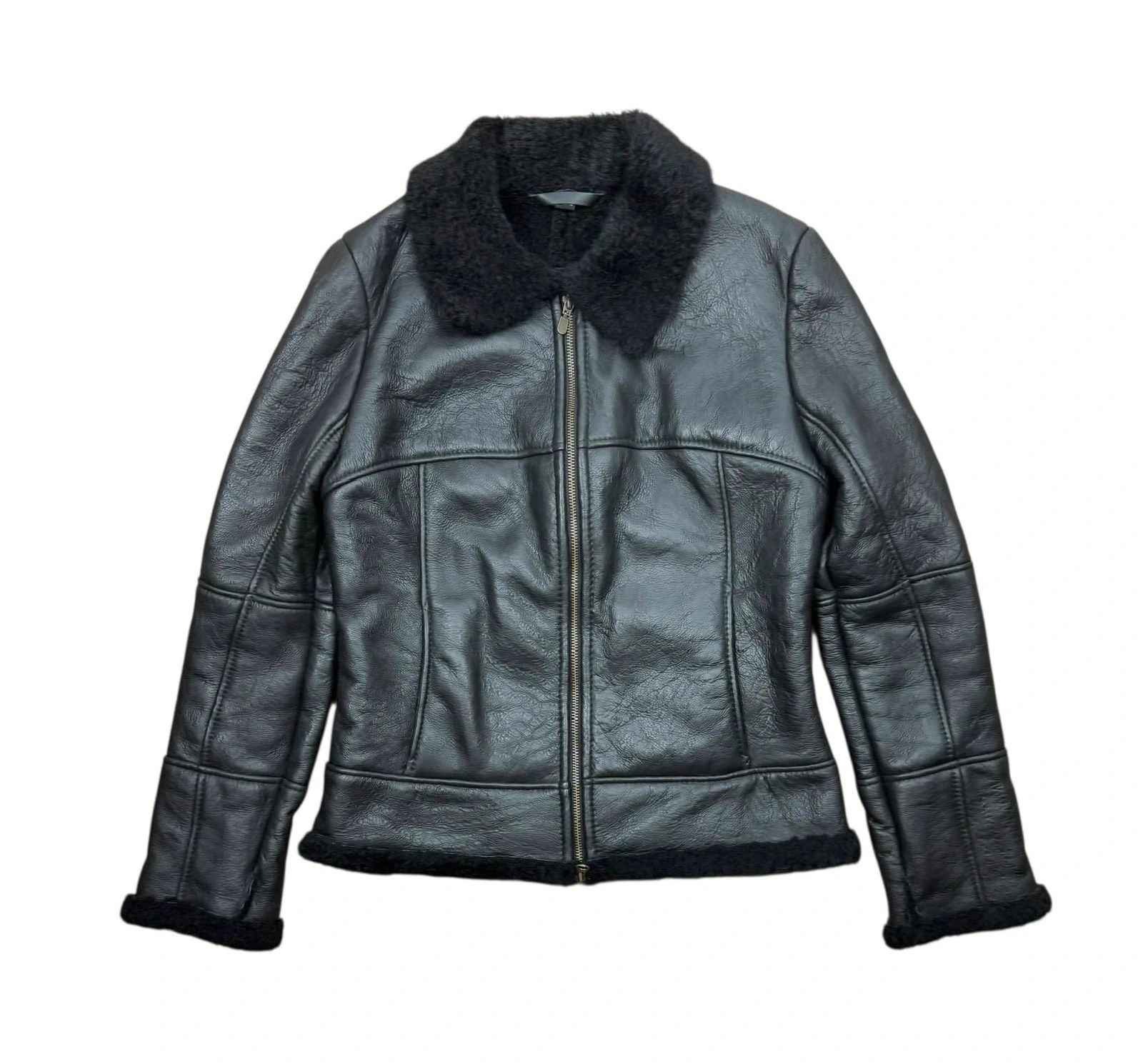 Other Olivier Ausoni Genuine Leather Shearling Jacket size M Size M / US 6-8 / IT 42-44 - 8 Thumbnail