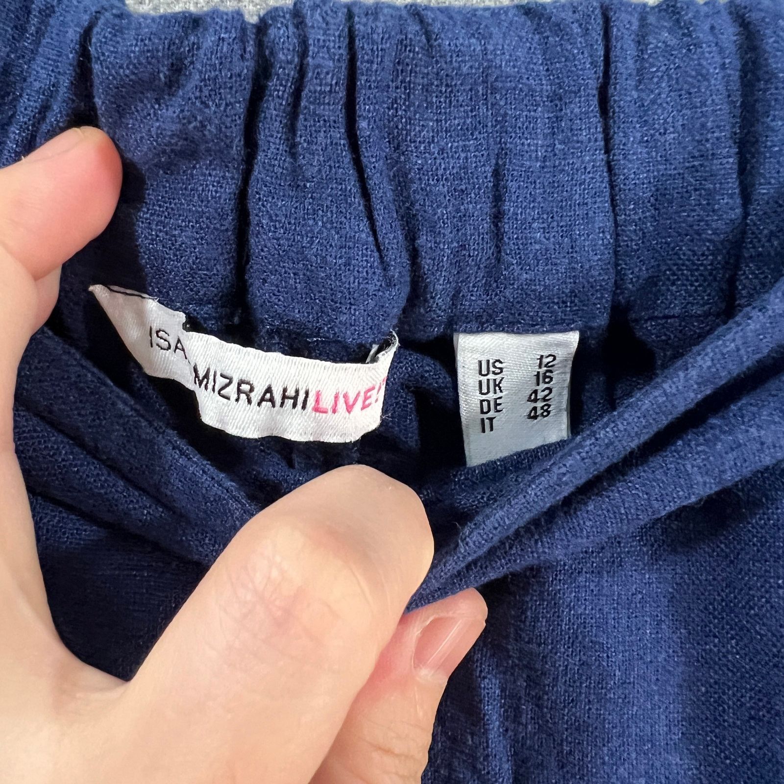 Other Isaac Mizrahi LIVE! Bridgehampton Linen Blend Size 34" / US 12 / IT 48 - 3 Thumbnail
