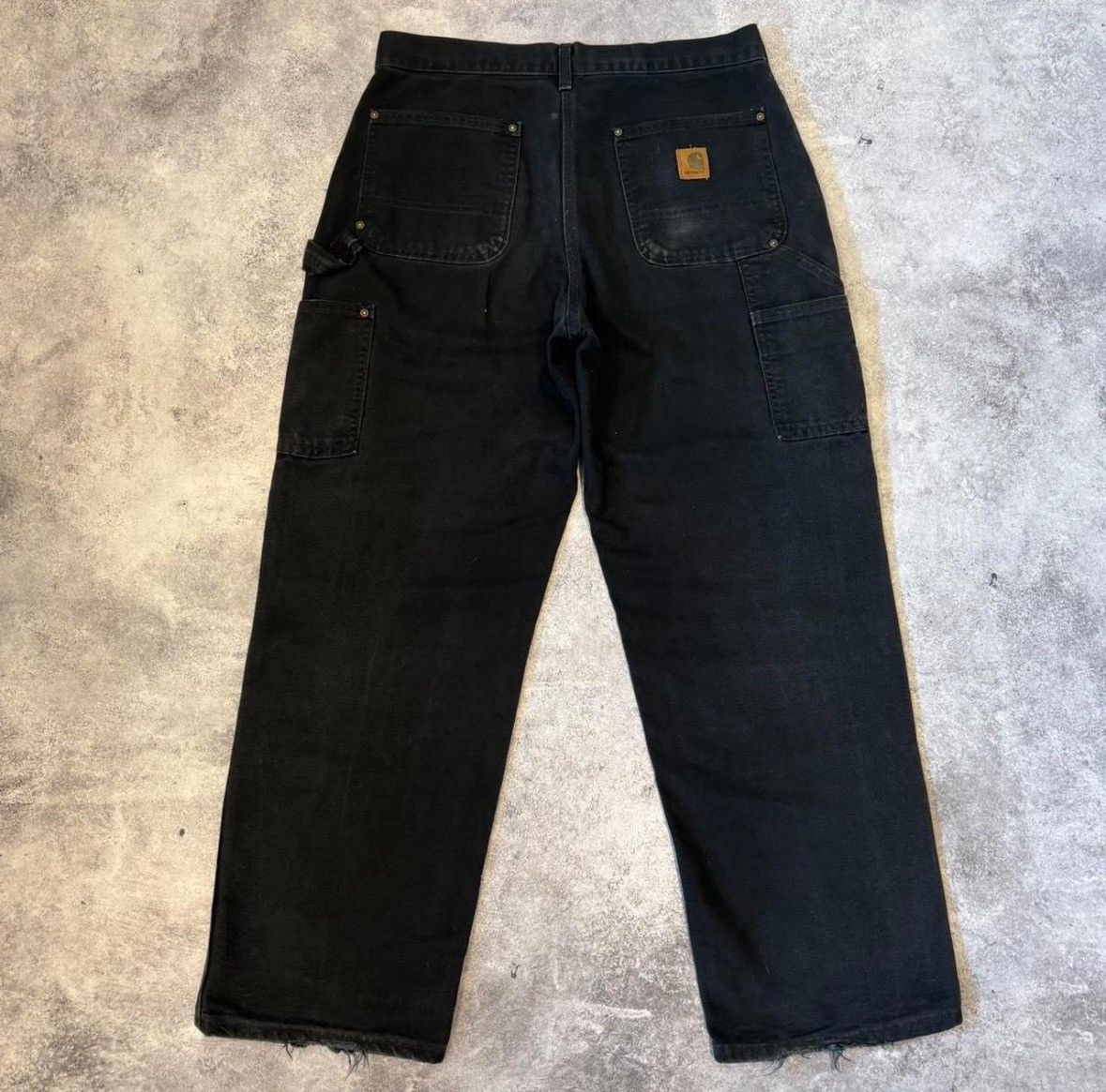 Carhartt Vintage Carharrt B136 BLK baggy double-knee carpenter pants Size US 30 / EU 46 - 2 Thumbnail
