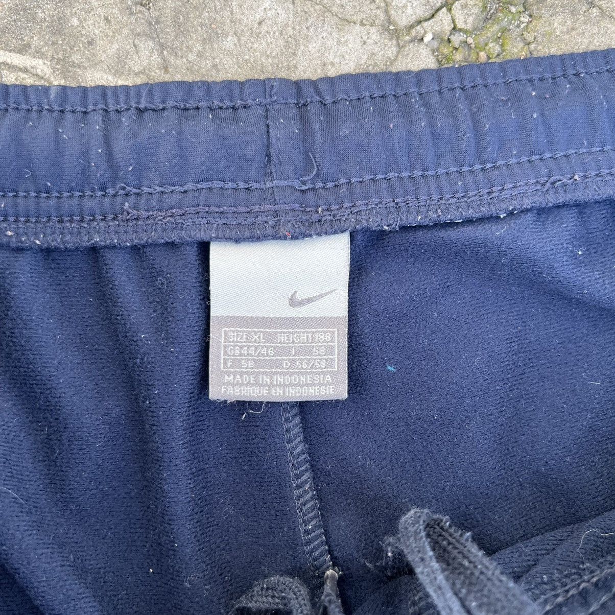Nike × Vintage Vintage Y2K Nike Mini Swoosh Windbreaker Drill Sweatpants Size US 36 / EU 52 - 4 Thumbnail