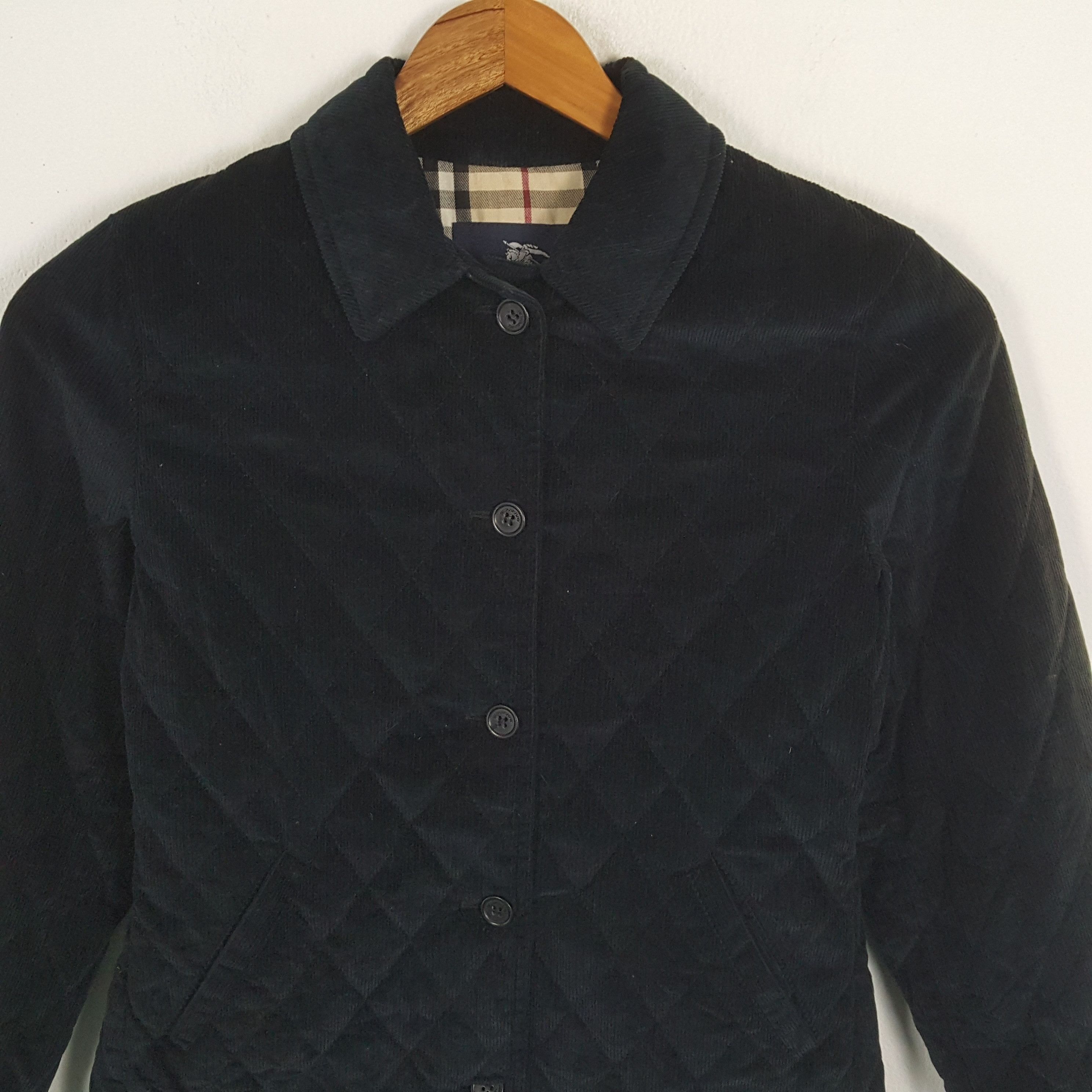 Burberry × Vintage Vintage BURBERRY LONDON Fashion Brand Velvet Jacket Size US S / EU 44-46 / 1 - 4 Thumbnail