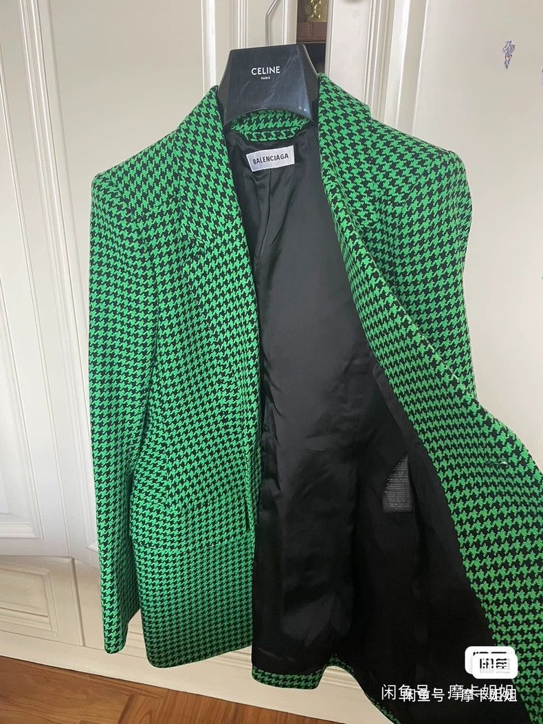 Balenciaga Balenciaga Checker Hourglass Jacket 2502-Nextarrow Size XS / US 0-2 / IT 36-38 - 5 Thumbnail