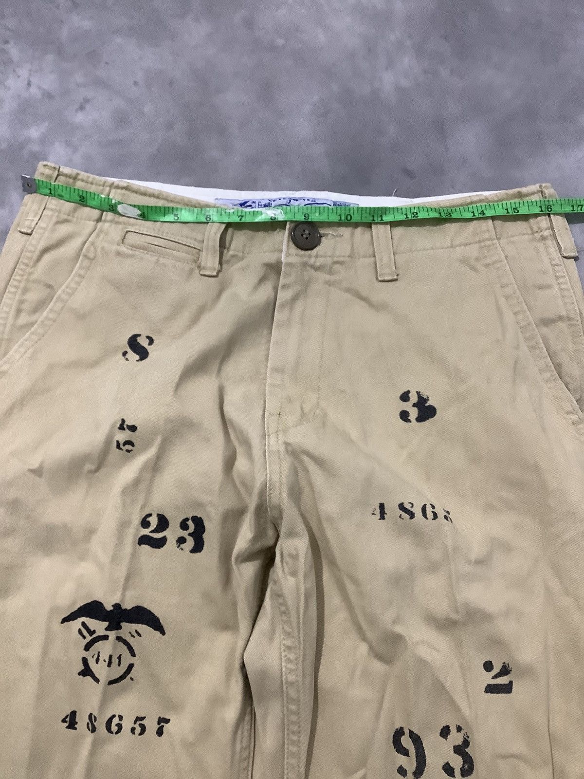 Mister Freedom 🛒Need Gone🛒 MFS Vetements The Code of Number Printed Pants Size US 33 - 8 Thumbnail