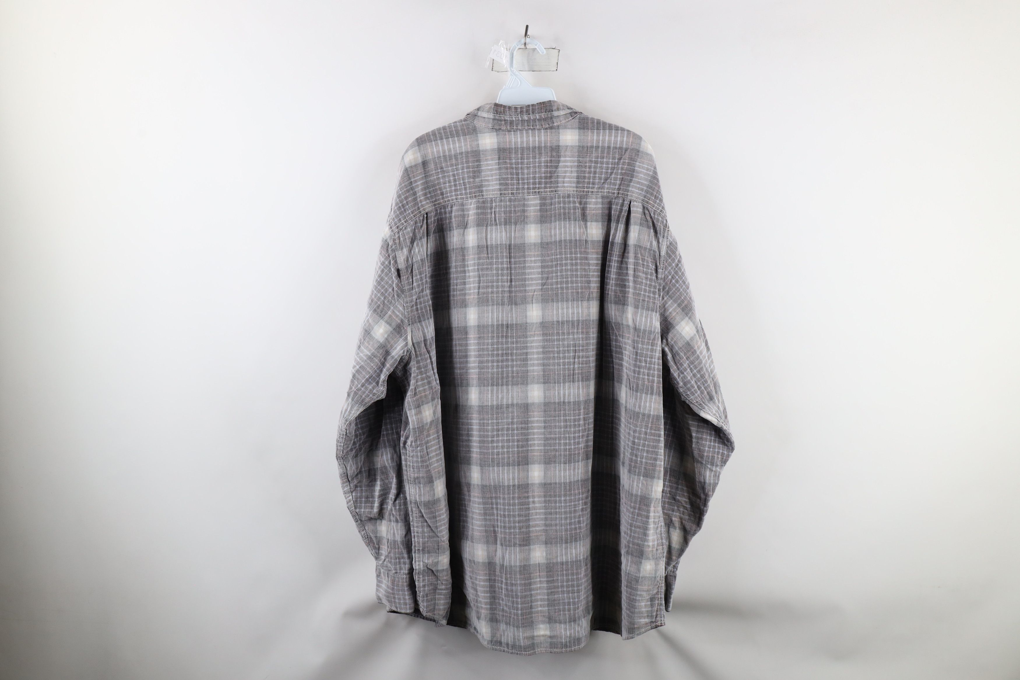 Tommy Bahama × Vintage Tommy Bahama Corduroy Collared Button Shirt Plaid Cotton Size US XXL / EU 58 / 5 - 11 Thumbnail