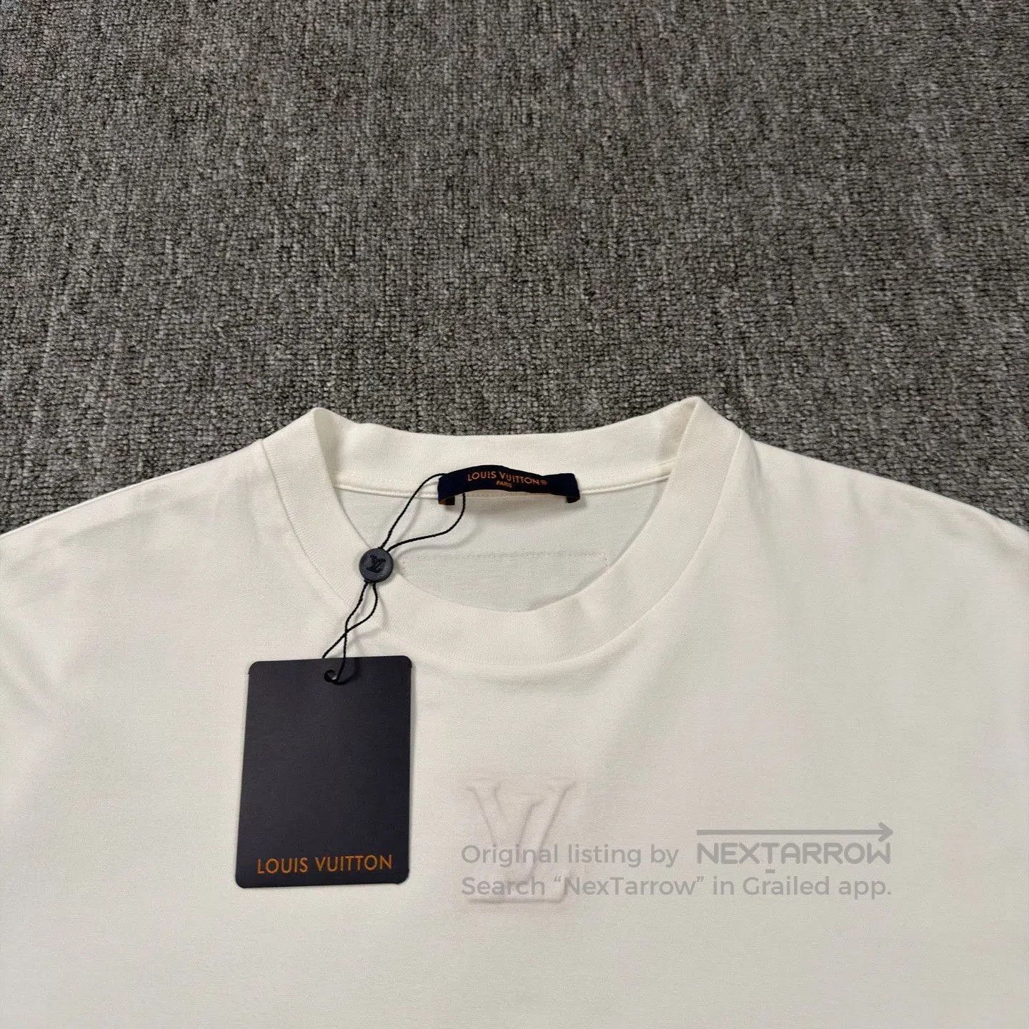 Louis Vuitton LV 25 White Embossed Logo T-shirt. Size US M / EU 48-50 / 2 - 3 Thumbnail