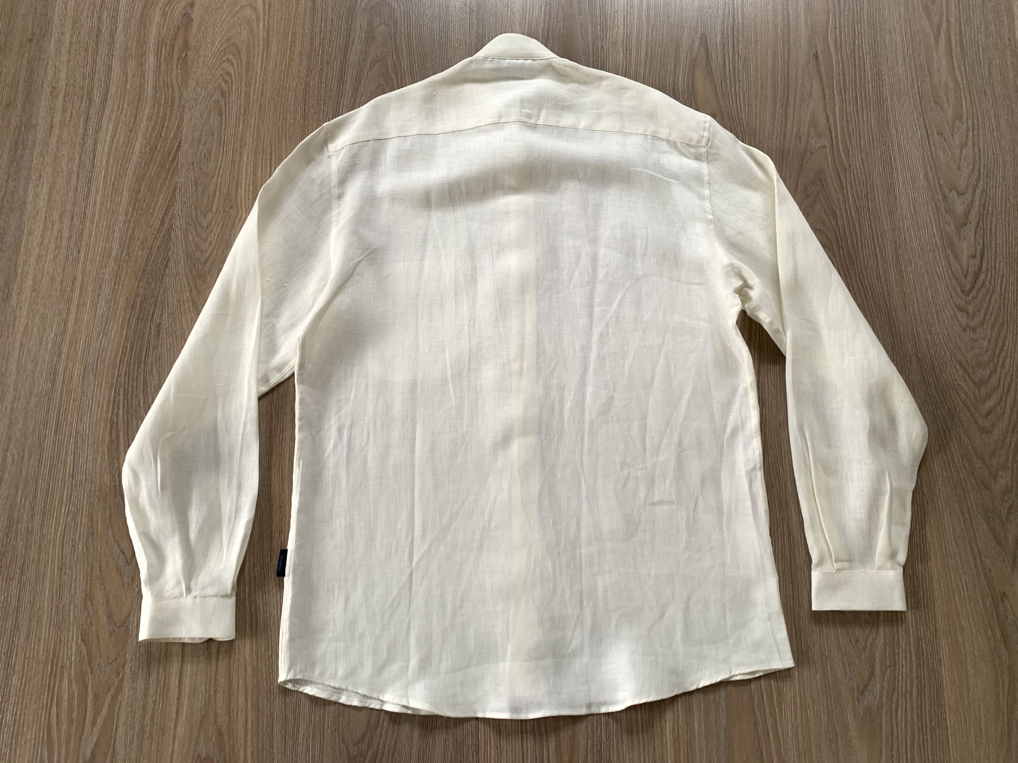 Other Officine Panerai Italy Long Sleeve Linen Shirt Size US L / EU 52-54 / 3 - 3 Thumbnail