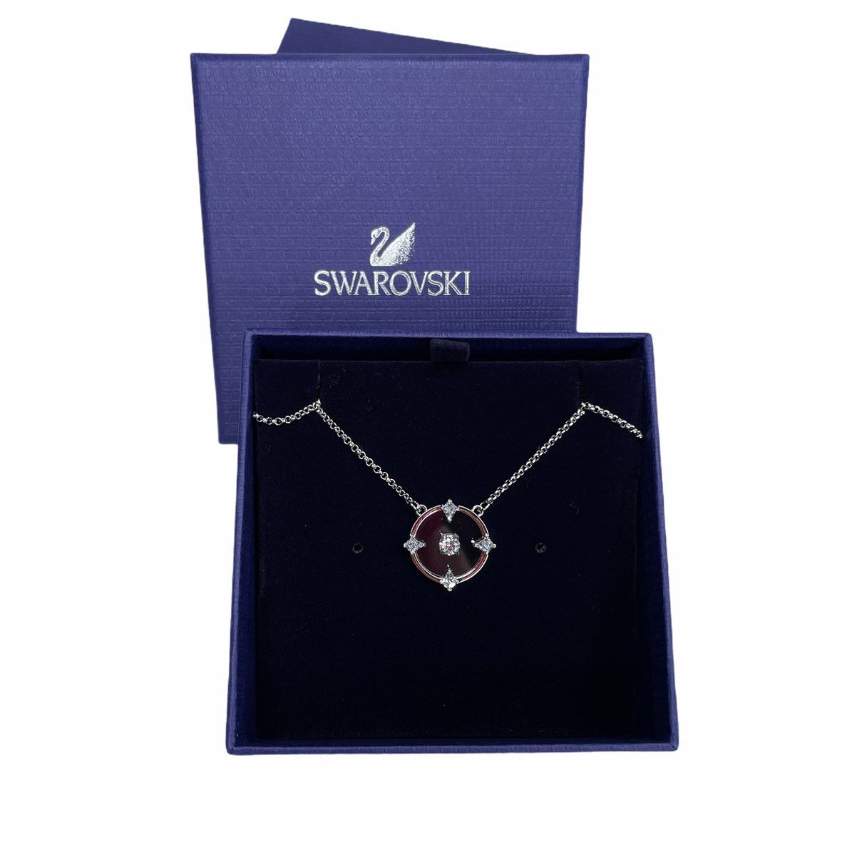 swarovski North necklace White Rhodium plated