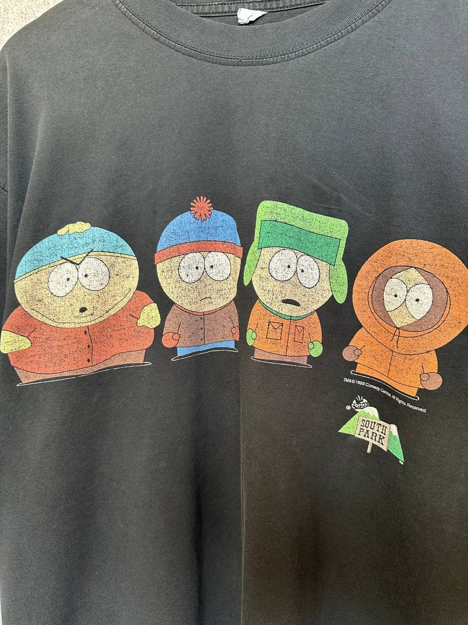 Cartoon Network South Park Vintage 1998 T-Shirt Comedy Central Crew Tee Size US XL / EU 56 / 4 - 8 Thumbnail