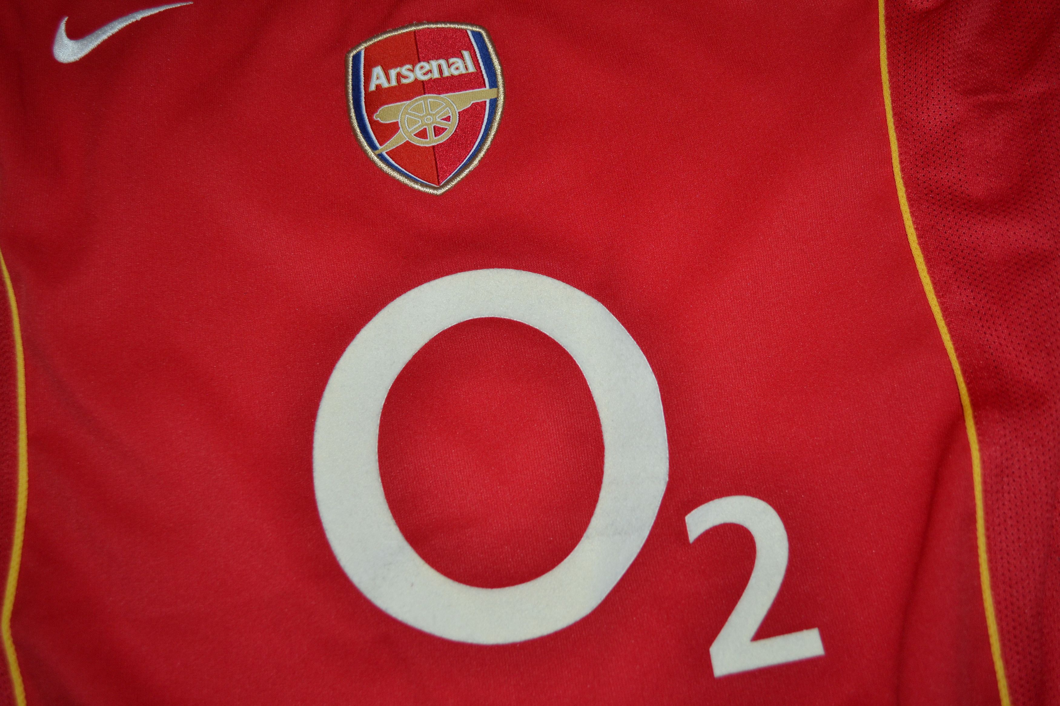 Nike Arsenal London Vintage Home Shirt 2004 2005 Kit Jersey Size US M / EU 48-50 / 2 - 5 Thumbnail