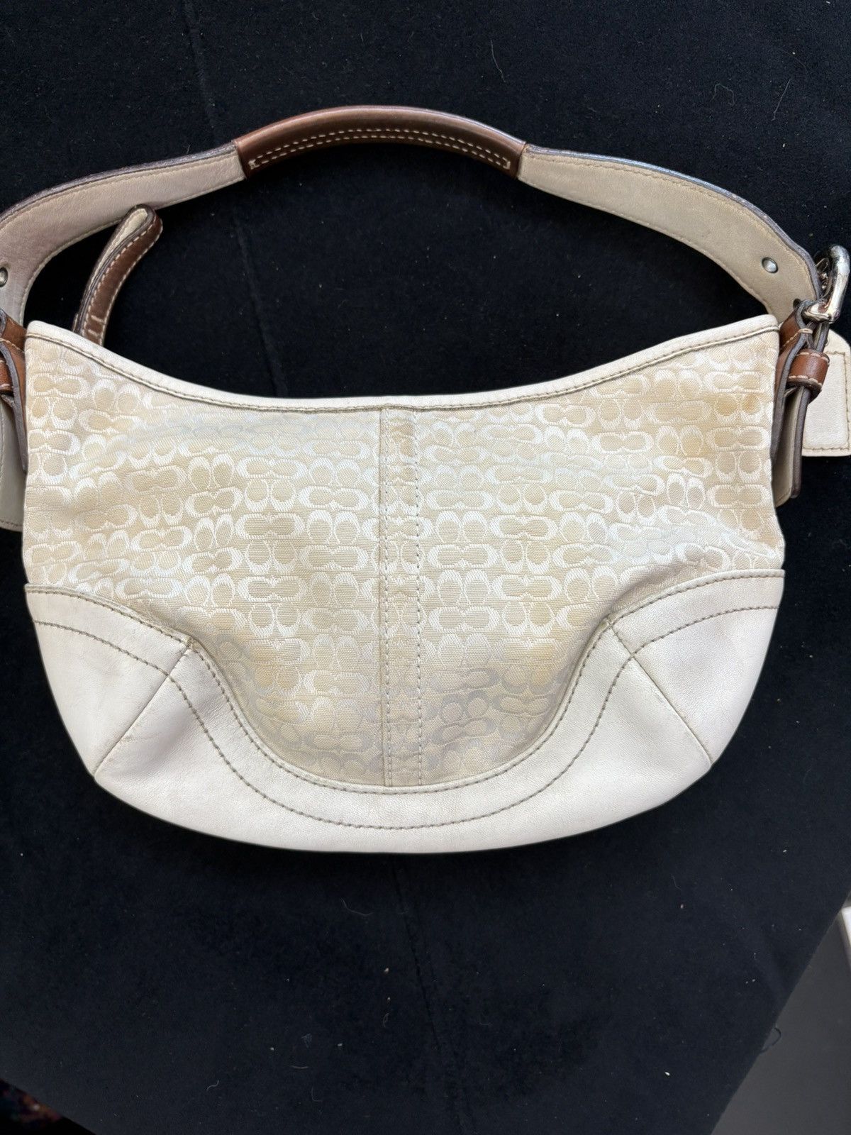 Coach 1990s Coach 6351 Monogram Logo Hobo Bag Size ONE SIZE - 9 Thumbnail