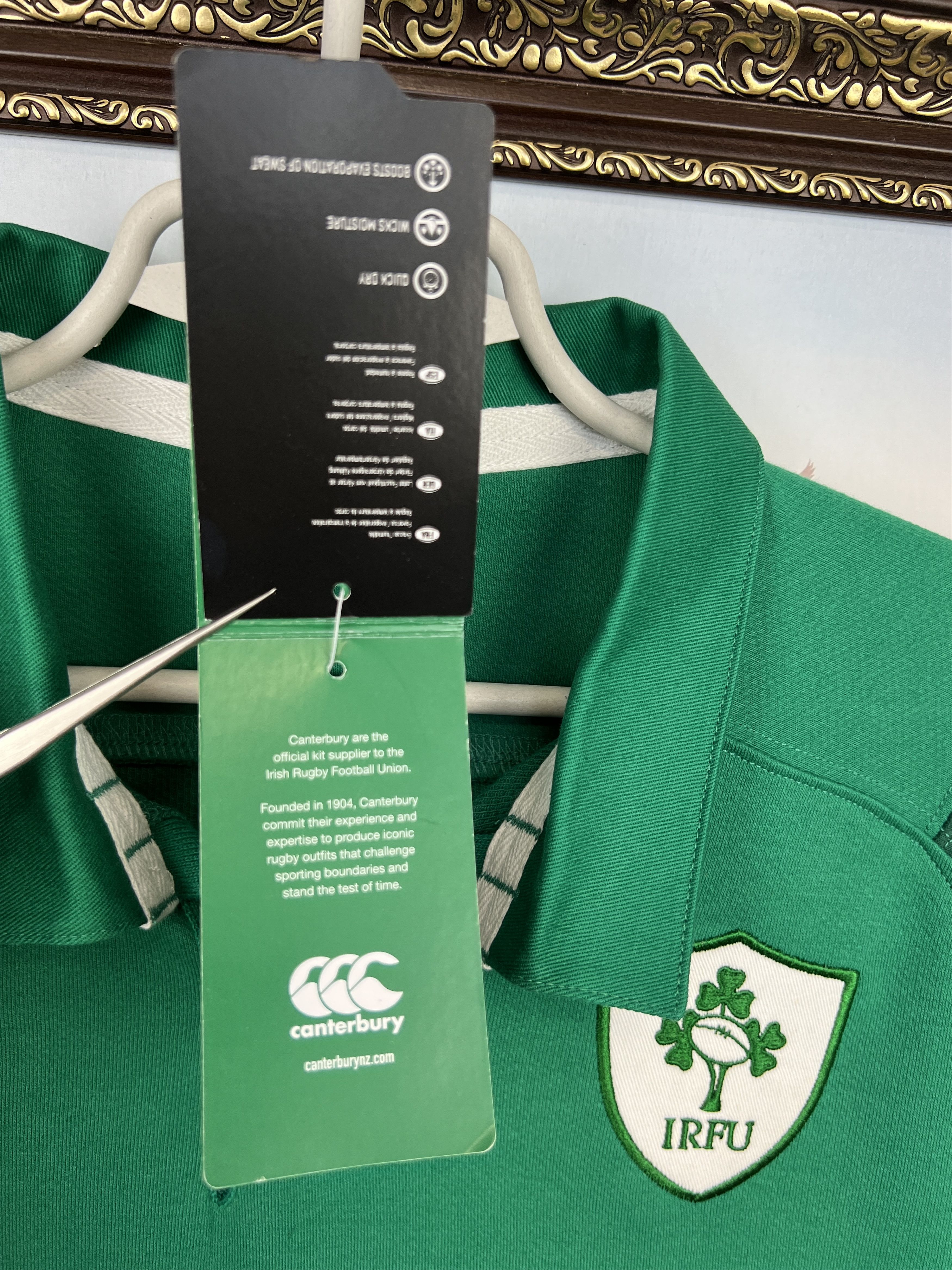 Vintage Ireland Canterbury Vodafone Rugby Jersey Long Sleeve Tee Size M / US 6-8 / IT 42-44 - 11 Thumbnail
