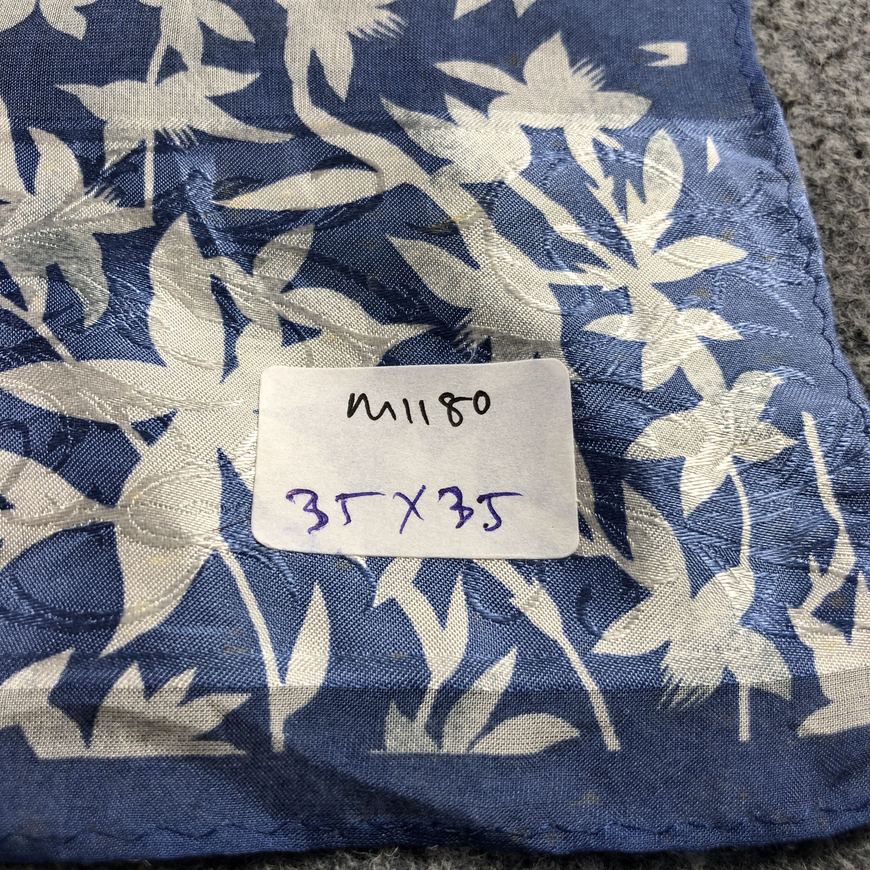 Japanese Brand Vintage Luciano Soprani Floral Silk Scarf M1180 Size ONE SIZE - 15 Thumbnail