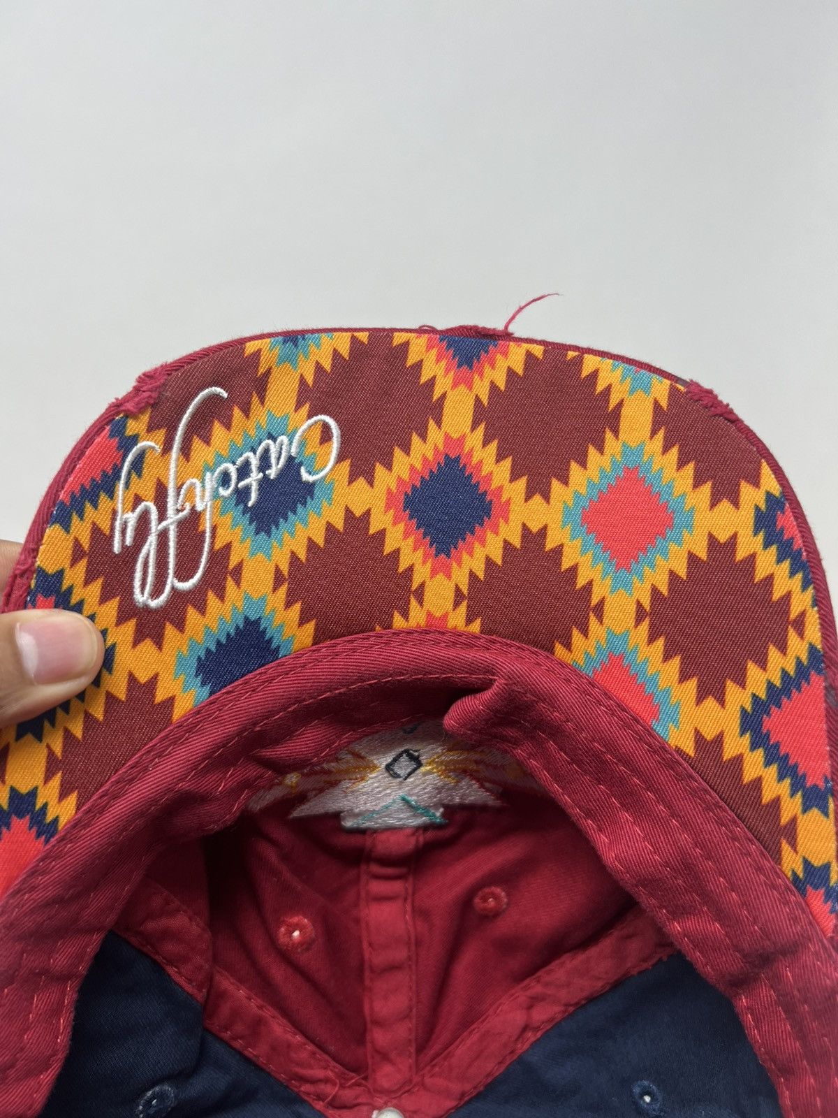 Japanese Brand Wild Free Native Distressed Hat Cap Size ONE SIZE - 10 Thumbnail
