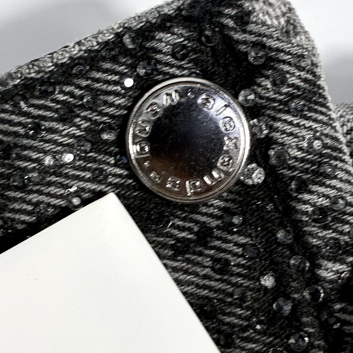 Alexander Wang Alexander Wang Hotfix Crystal Moto Jeans Pants Black Grey 28 Size 28" / US 6 / IT 42 - 10 Thumbnail