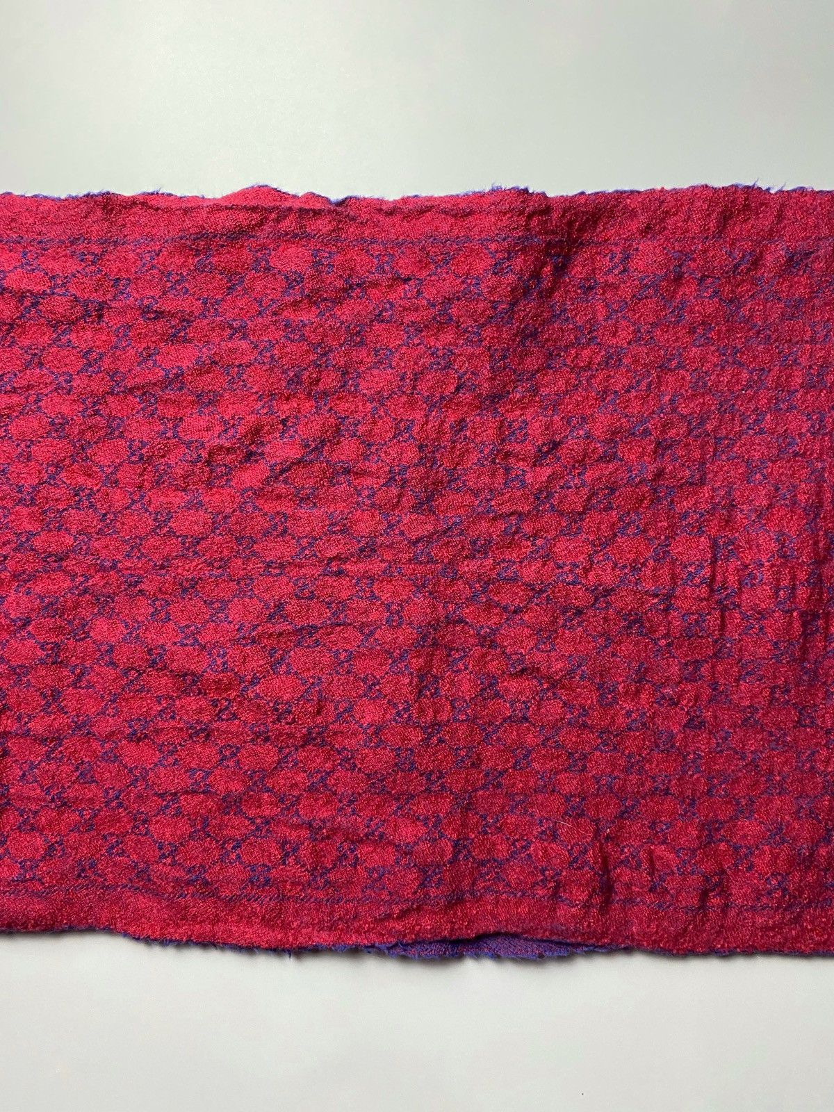 Gucci Gucci GG Logo Wool Monogram Scarf Size ONE SIZE - 10 Thumbnail