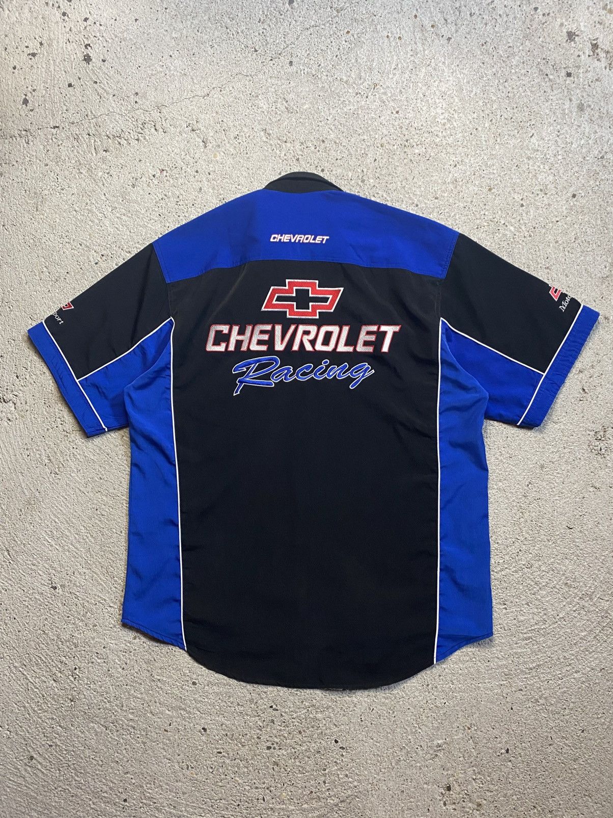 Vintage Chevrolet chevy racing button up shirt oversized vintage Size US XL / EU 56 / 4 - 2 Thumbnail