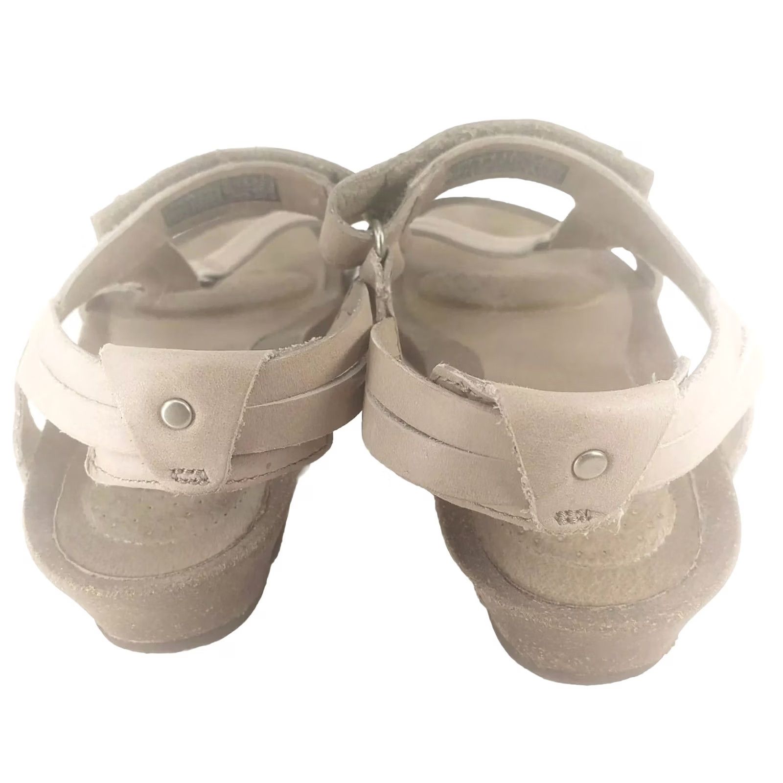 Teva VINTAGE: No Teva Sandal Women Strappy Wedge Beige Leather Hook & Loop 8.5 Size Sandal Womens Casual Shoes 39.5 EU 6.5 UK Size US 9 / IT 39 - 6 Thumbnail