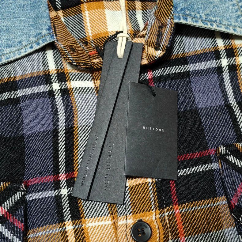 Fear of God Fear of God Denim collar shirt Size US M / EU 48-50 / 2 - 2 Thumbnail