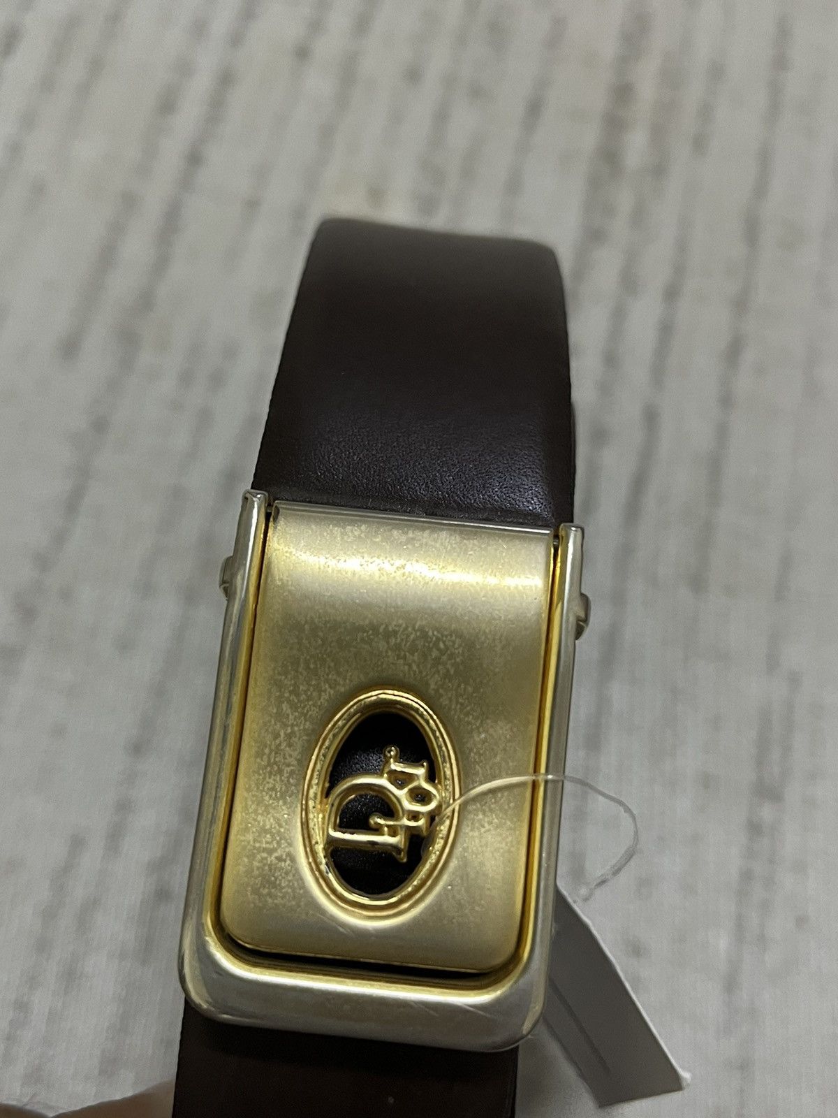 Dior Vintage 80s dior leather belt Size ONE SIZE - 3 Thumbnail