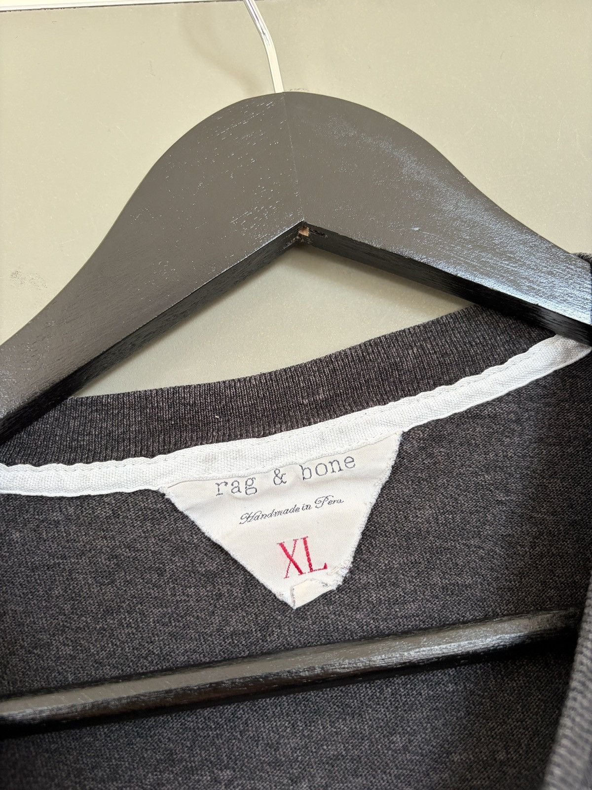 Rag & Bone Rag & Bone One Pocket Gray T-shirt Size US XL / EU 56 / 4 - 5 Thumbnail