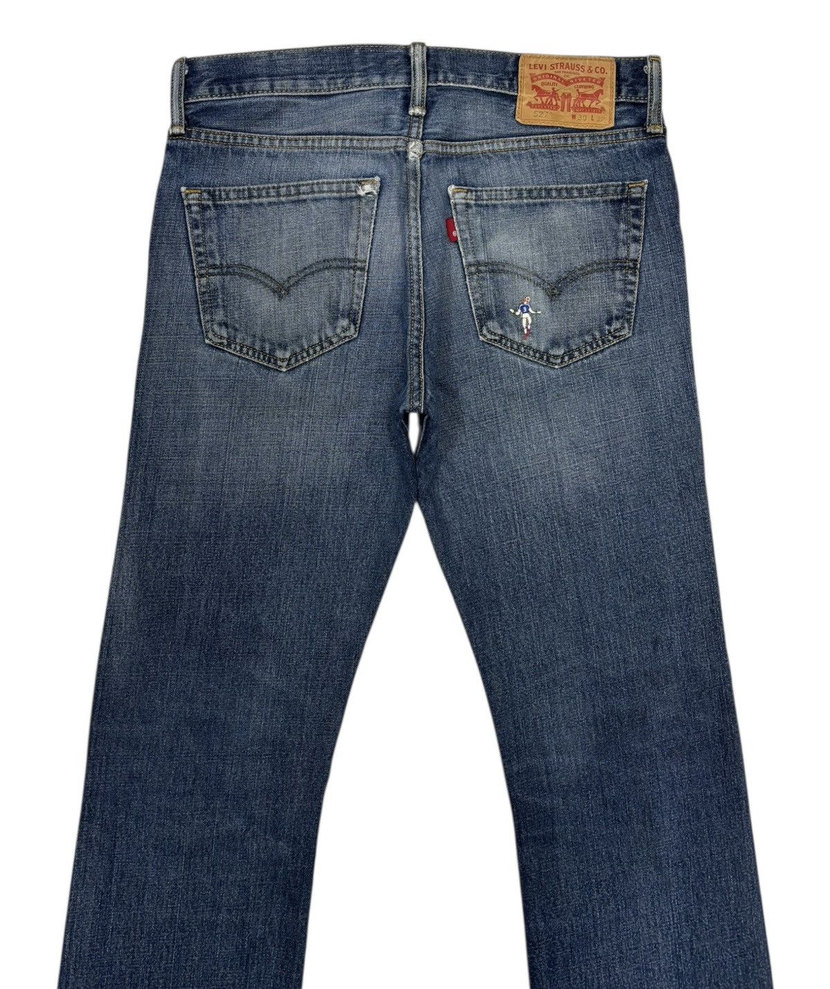 Levi's LEVIS 527 PATCHES DISTRESSED DENIM JEANS Size US 31 - 6 Thumbnail