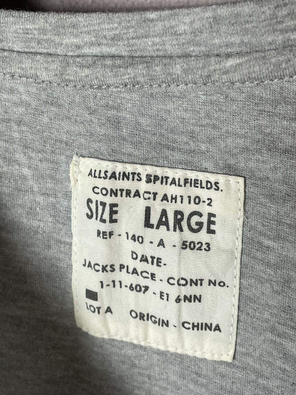 Allsaints × Vintage T-shirt Vintage Allsaints Distressed Faded Art Graffiti Rare Size US M / EU 48-50 / 2 - 8 Thumbnail