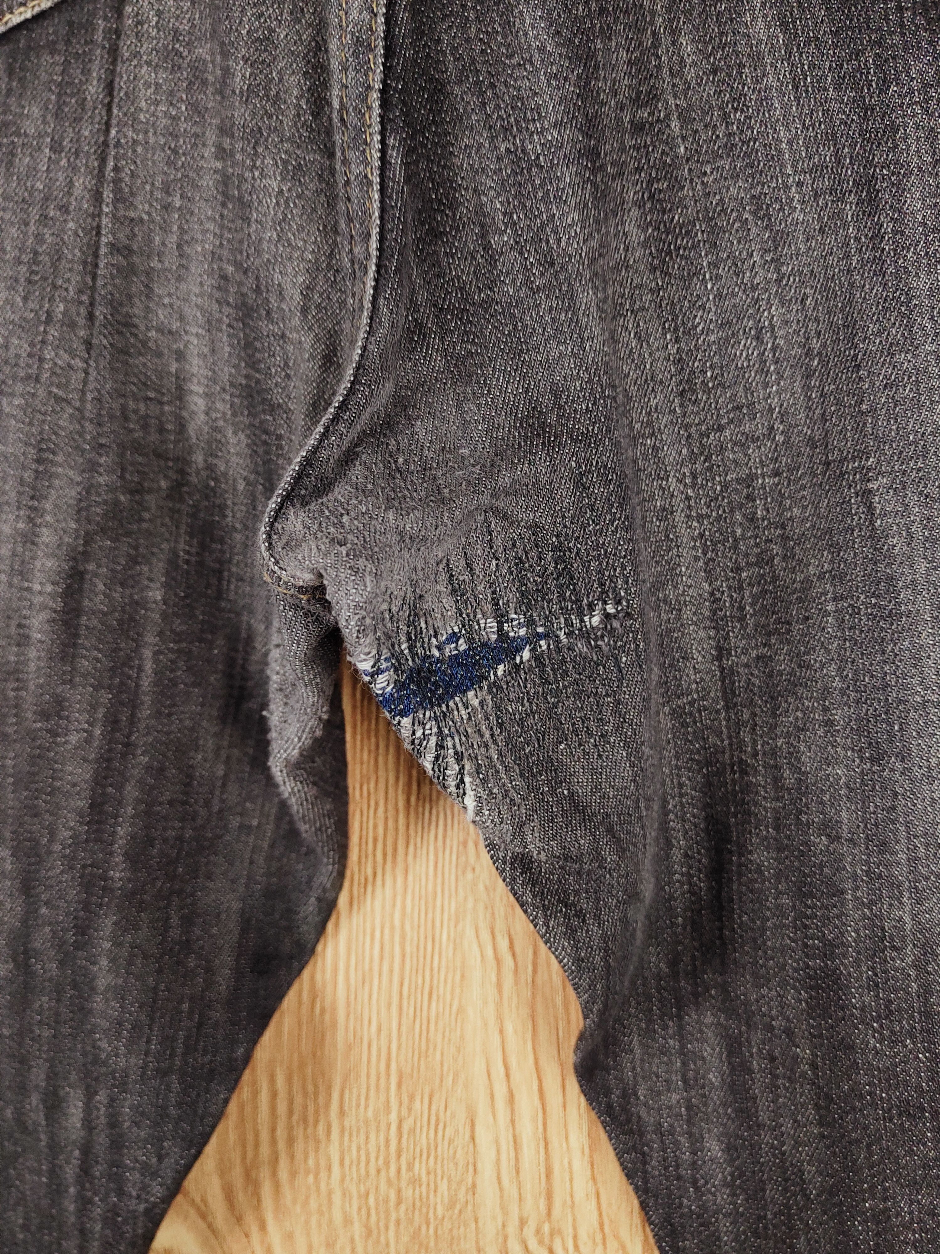 Japanese Brand Japanese Brand Black Faded Distressed Ripped Jeans #S2722 Size US 35 - 8 Thumbnail