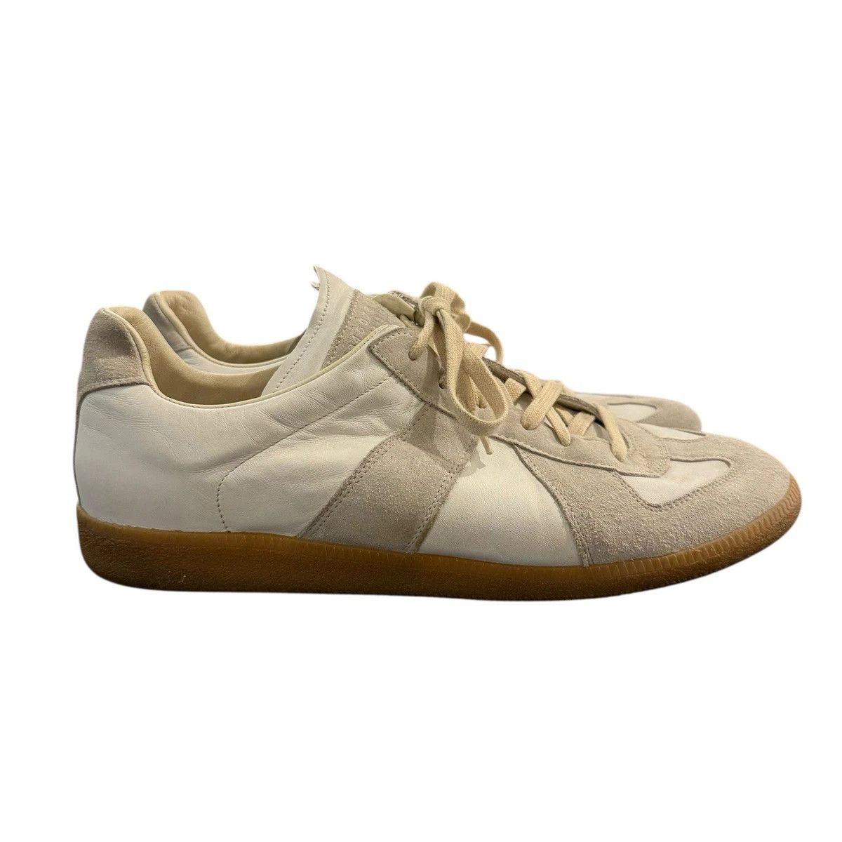 Maison Margiela Maison Margiela Replica GAT Gray White 14 47 Low Suede Size US 14 / EU 47 - 4 Thumbnail