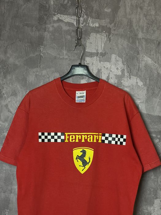 Ferrari 90s Ferarri Formula Uno Racing Logo T shirt | Grailed