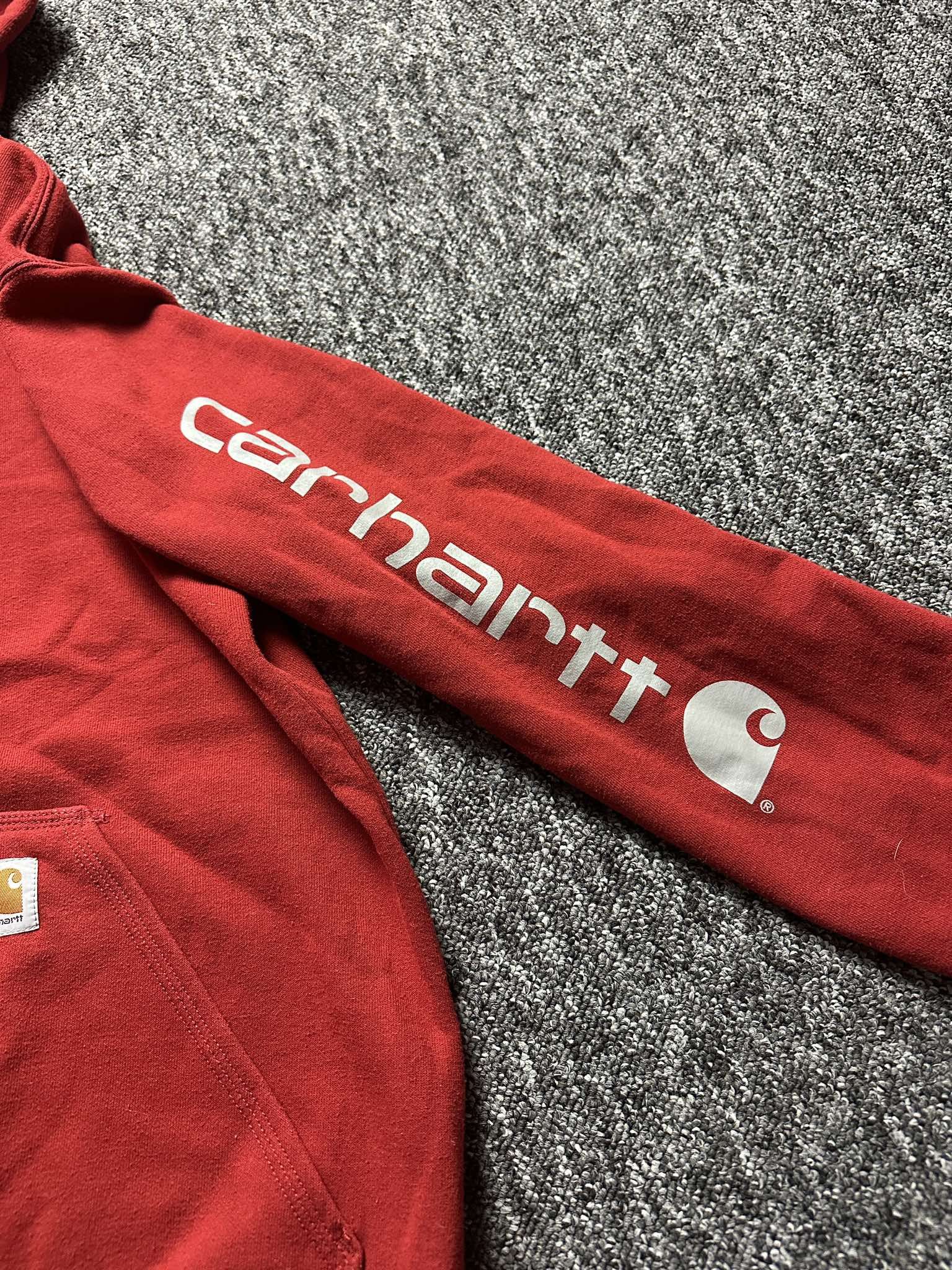 Carhartt × Vintage Vintage retro sweatshirts Hoodie Carhartt logo classic boxy Size US M / EU 48-50 / 2 - 6 Thumbnail