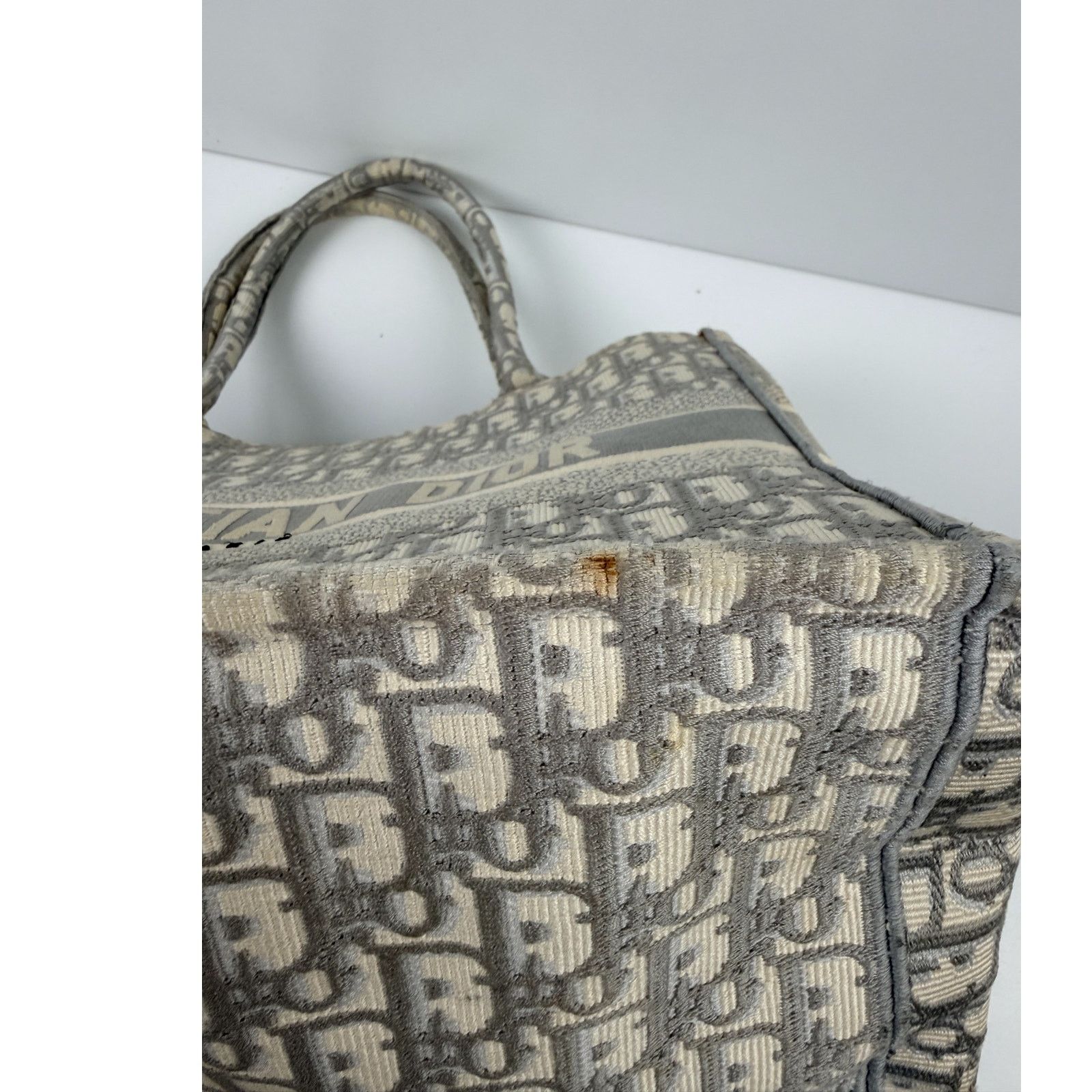 Dior Christian Dior Gray Oblique Medium Book Tote Size ONE SIZE - 20 Thumbnail