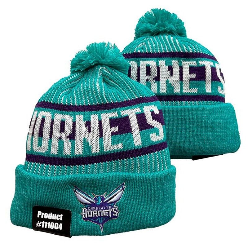 Other NWT Charlotte Hornets Sports Knit‎ Pom Beanie Fleece Lined Size ONE SIZE - 1 Thumbnail
