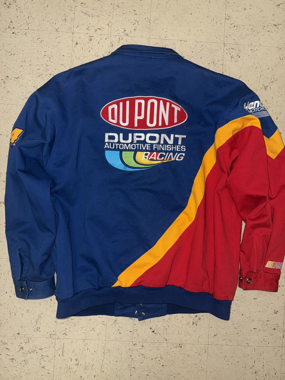 NASCAR Vintage Dupont Nascar Racing Jacket Size US XL / EU 56 / 4 - 2 Thumbnail