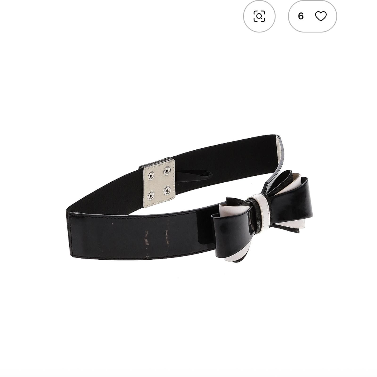 Other White House Black Market Black Bow Belt Size M Size ONE SIZE - 1 Preview