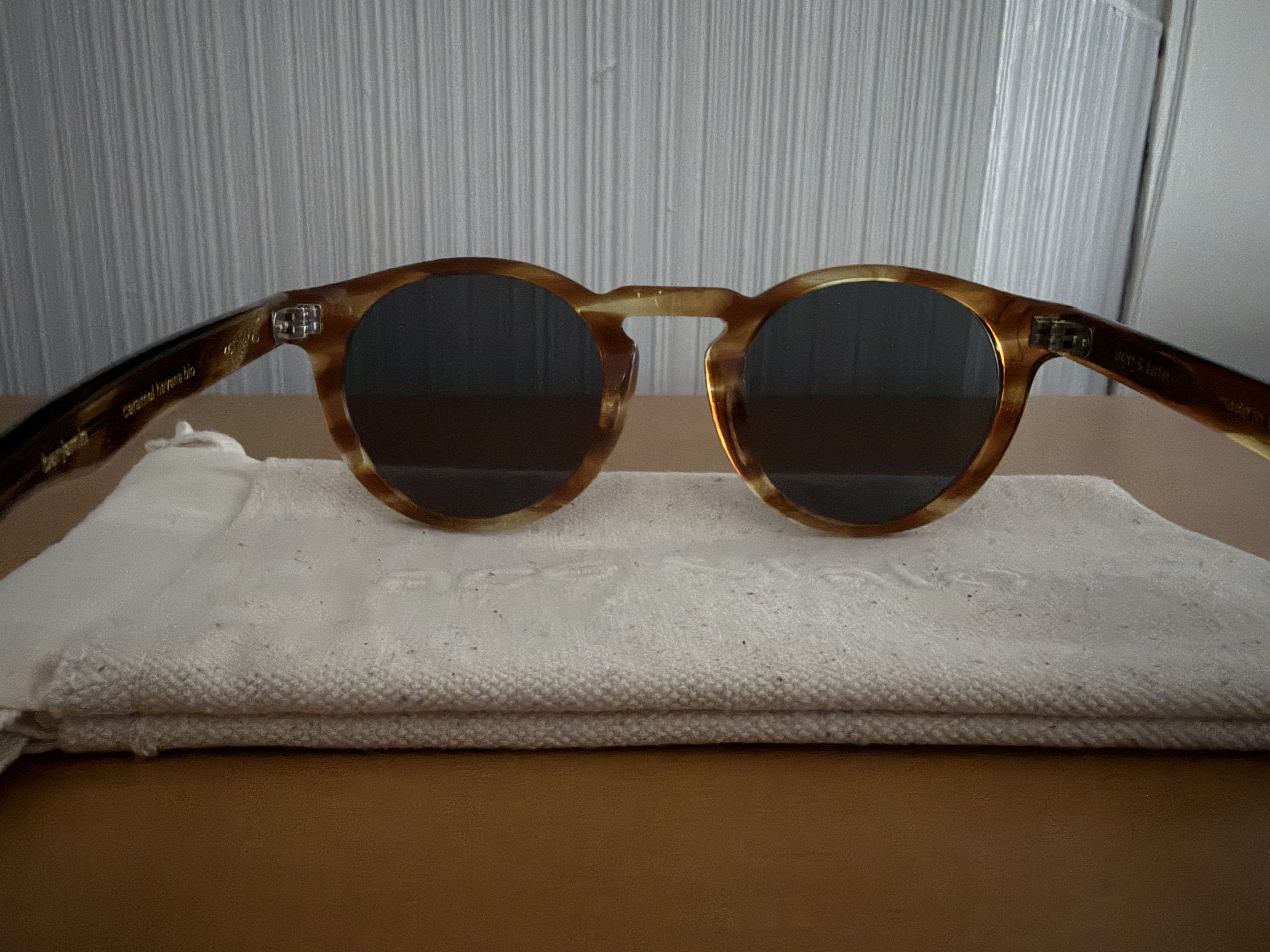 Ace & Tate "Benjamin" sunglasses in caramel Havana new w/case Size ONE SIZE - 2 Thumbnail